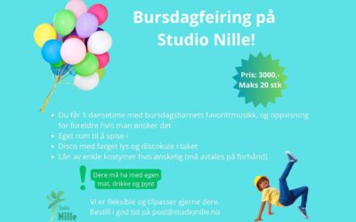 Bursdagsfeiring på Studio Nille!