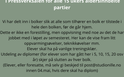 Semesteravslutning 9.Mai!